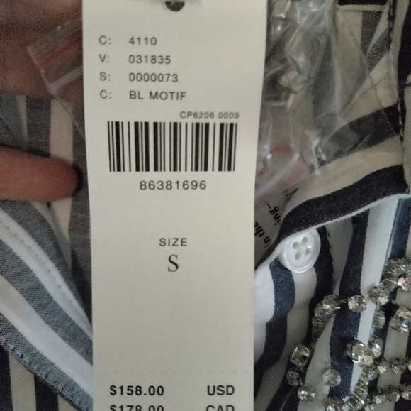 Anthropologie Maeve Bennet button down small - Picture 5 of 9